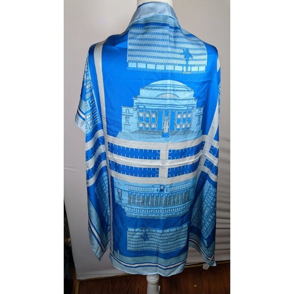 The Clearly Collection Morningside Heights Alma Matter Silk Scarf - Picture 4 of 6